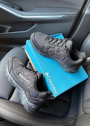 Мужские кроссовки c*lumbia firecamp fleece gore-tex triple black