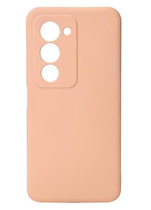 Силіконовий чохол soft silicone case для xiaomi redmi 15 (171 mm) (без лого) пудра