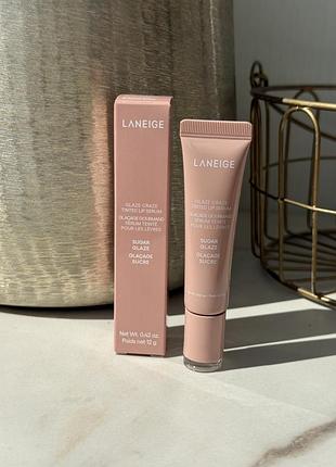 Сироватка бальзам для губ laneige glaze craze tinted lip serum — sugar glaze