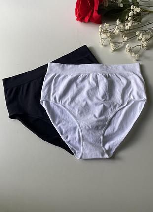 2 шт комплект высоких эластичных трусиков primark