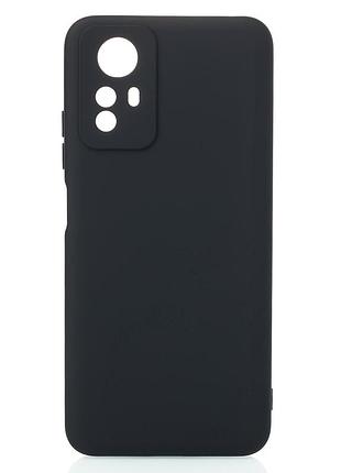 Силиконовый чехол soft silicone case для xiaomi redmi note 12s (без лого) черный
