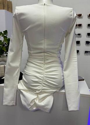 Біла мінісукня zara 2