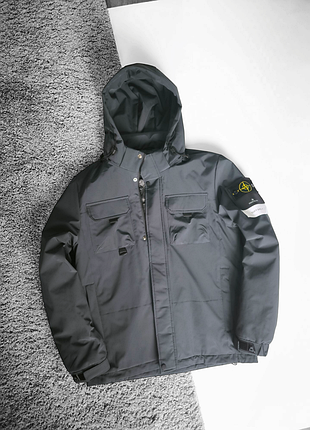 Мужская куртка stone island графит