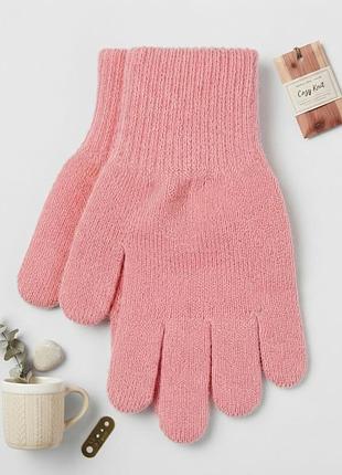 Вязаные перчатки для девочки нм h&amp;m перчатки