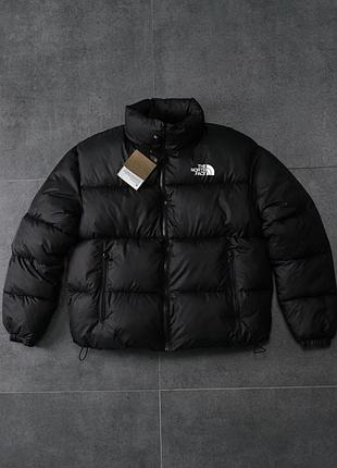 Мужская зимняя куртка пуховик the north face оверсайз до -25*с тнф черная m (b)