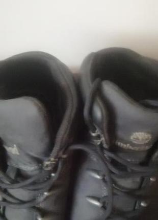 Подростковые кожаные ботинки timberland на мальчика 6