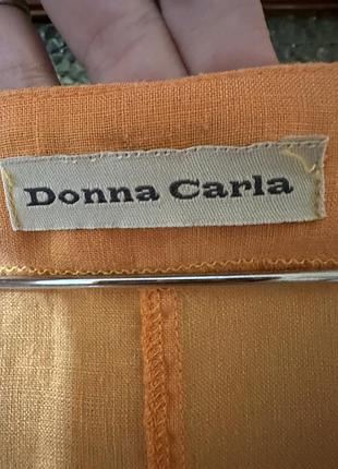 Стильна асиметрична лляна блуза / топ батал / donna carla / bianca