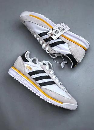Женские кроссовки adidas originals sl 72 серые текстиль весенние осенние 37-23см (b)