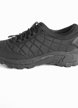 Кроссовки мужские термо merrell mok ll black.мужские термо кроссовки черные.зимние кроссы. 45