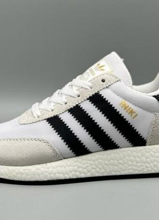 Кроссовки мужские летние adidas iniki белые качественные мужские кроссовки летние кроссовки мужские