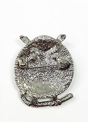 Брошка сова 3