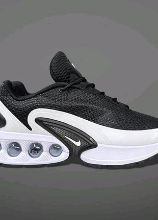 Кроссовки женские/подростковые черно- белые nike air max dn black/white.стильные кроссовки с воздушной подошвой легкие дышащие. 38