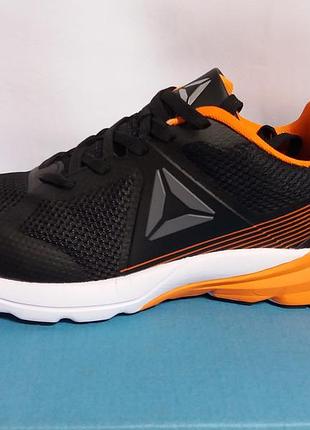Кроссовки мужские черные с оранжевым reebok harmony road 3 44