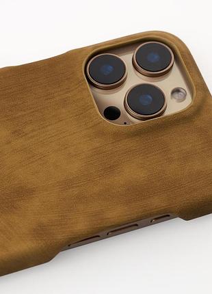 Чехол leather case для iphone 14 pro max desert titanium 2