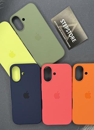 Чехол silicone case для iphone 17 с magsafe без швов с закрытым низом с анимацией
