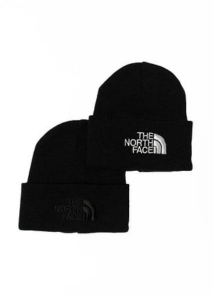 Шапка tnf чорна