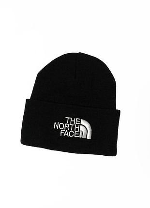 Шапка tnf чорна 2