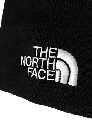 Шапка tnf чорна 3