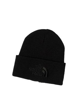 Шапка tnf чорна 4