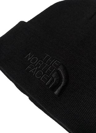 Шапка tnf чорна 6