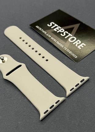 Ремінець m-l силіконовий для apple watch 38 40 41 mm мм series 1 2 3 4 5 6 7 se браслет для смарт-годинника