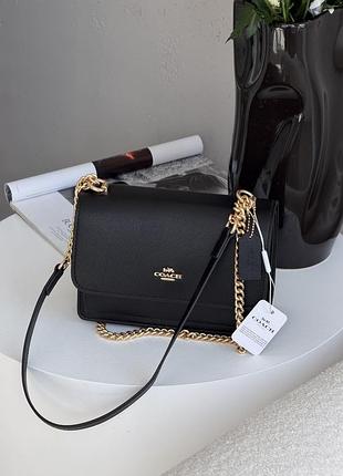 Сумка coach mini klare crossbody in signature canvas черный классический