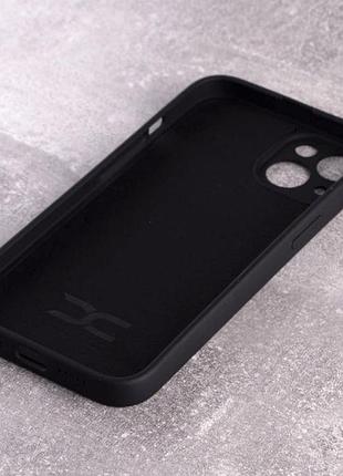 Силіконовий чохол soft silicone case для iphone 14 (без лого) чорний 2