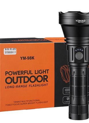 Ліхтар yemao ym-98k pro ay90-n95 led, 1x21700, зу type-c
