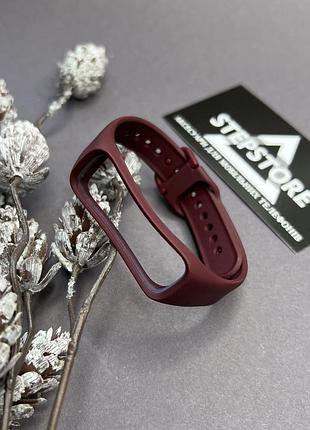 Ремінець силіконовий для samsung galaxy fit 2 браслет однотонний кольоровий 6. бордовий