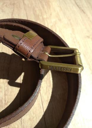Кожаный ремень mulberry 2