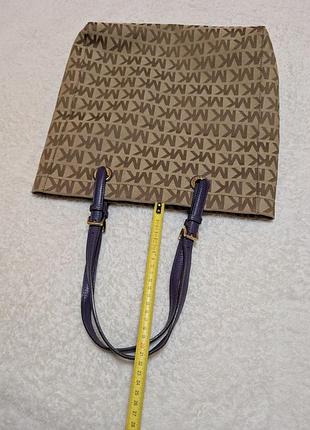 Сумка-тоут michael kors jet set canvas logo 8