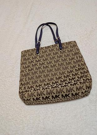 Сумка-тоут michael kors jet set canvas logo
