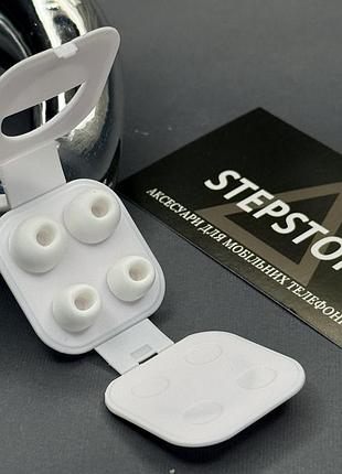 Амбюшуры 2 пары для наушников airpods pro сменные насадки силиконовые