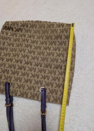 Сумка-тоут michael kors jet set canvas logo 9