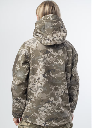 Куртка жіноча soft shell military піксель зсу 4