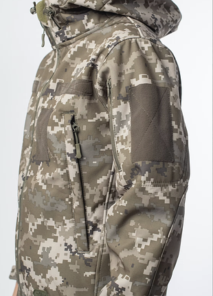 Куртка жіноча soft shell military піксель зсу 9