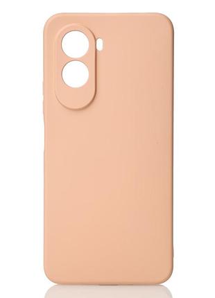 Силіконовий чохол soft silicone case для xiaomi poco m7 4g (без лого) пудра