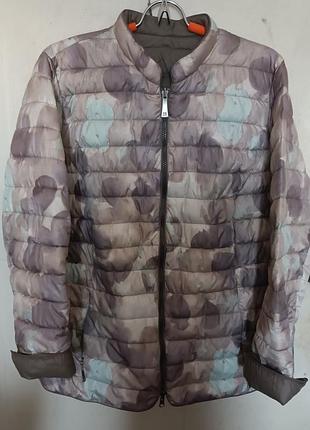 Двусторонняя демисезонная куртка barbara lebek (германия), размер 52-54 (xl/xxl)