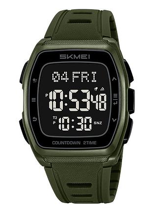 Годинники наручні 2441ag skmei, army green