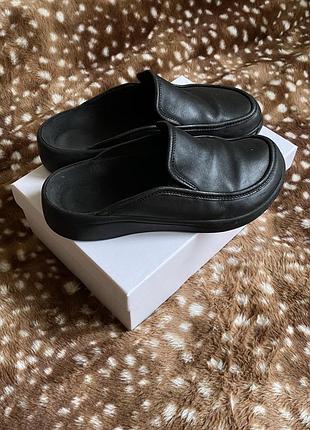 Birkenstock tatami чорні сабо клоги шльопанці тапки