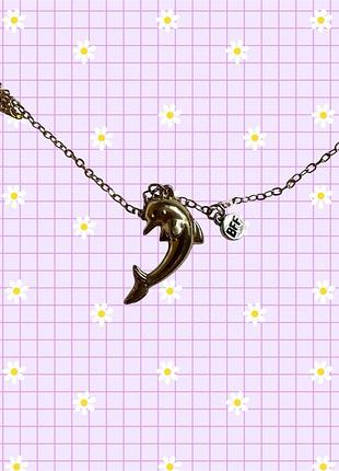 Подвеска claires bff с дельфином