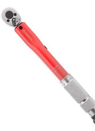 Ключ динамометричний intertool 1/4" x 2-24н/м червоний (xt-9011)