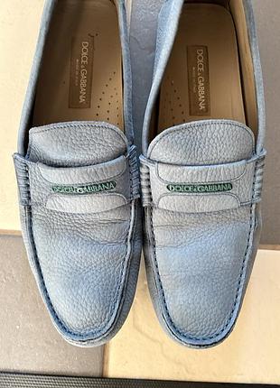 Чоловічі лофери dolce & gabbana шкіряні, розмір 44 (9,5 uk)