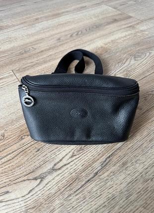 Сумка на пояс бананка шкіряна longchamp оригінал