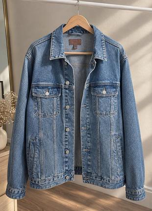 Джинсова куртка asos, розмір l.