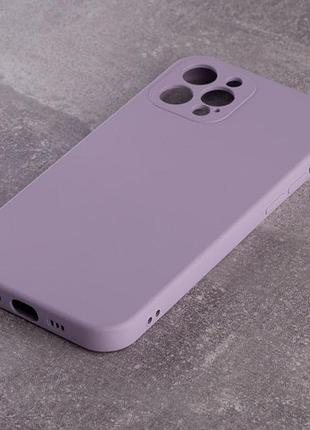 Силіконовий чохол soft silicone case для iphone 12 pro max (без лого) гліцинію