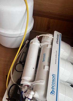 Система зворотного осмосу ecosoft standard з помпою та баком