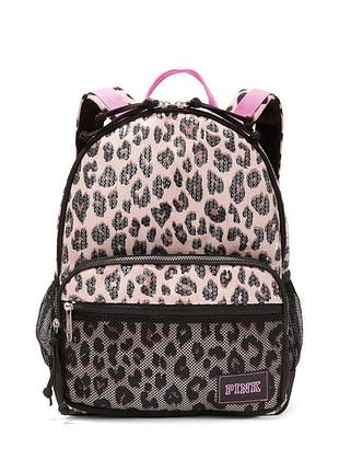Рюкзак pink sequin campus backpack оригінал