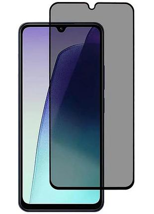 Захисне скло privacy 5d (тех.пак) xiaomi redmi 15c (global) / a7 pro / poco c85 (global)/c81 (чорний)