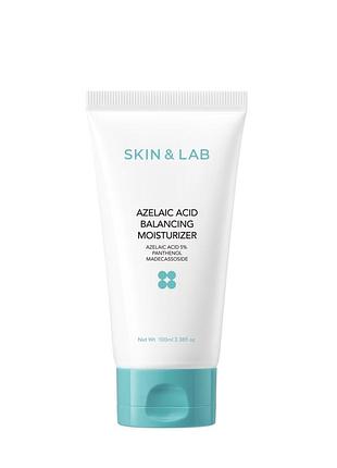 Балансувальний зволожувальний крем з азелаїновою кислотою skin&lab azelaic acid balancing moisturizer, 100 мл